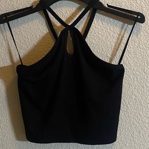 Black keyhole tank, size medium, never worn, great condition